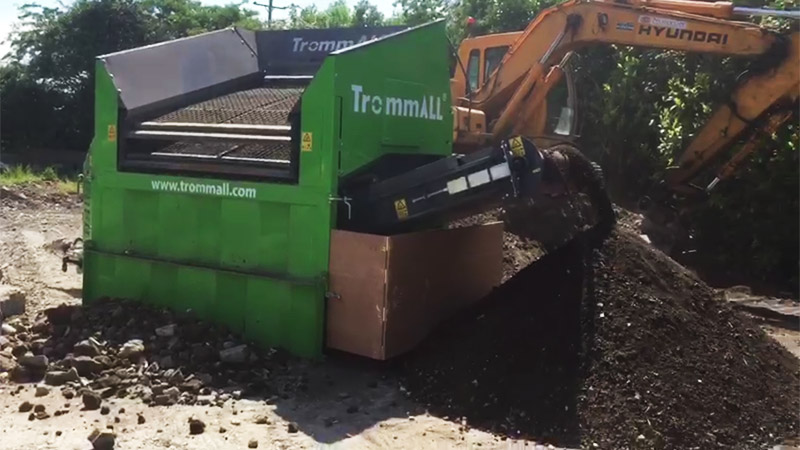 TrommALL on-site material screening