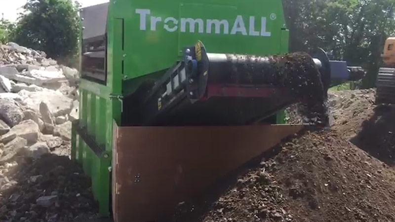 TrommALL on-site material screening