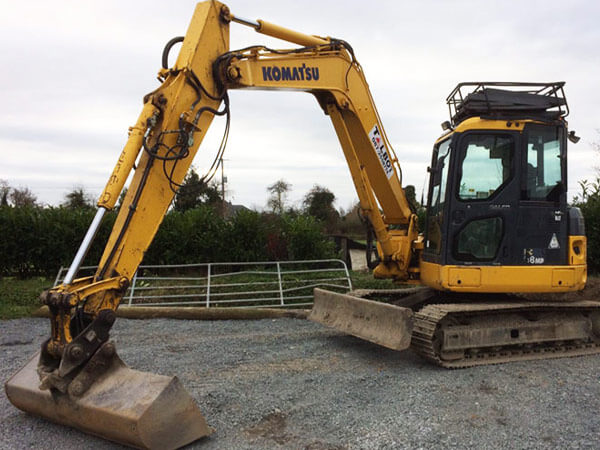 Large digger for hire from Talbot Plant Hire