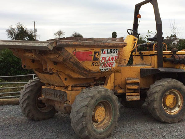Talbot Plant Hire Large Digger for hire
