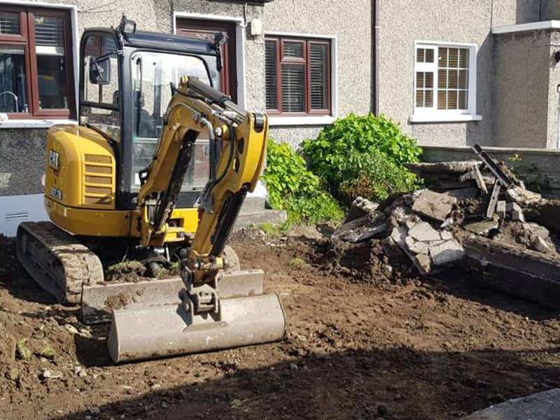 Mini digger hire from Talbot Plant Hire (image)