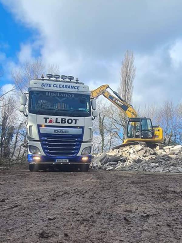 Site clearance Plant & Machinery (image) from Talbot Plant Hire